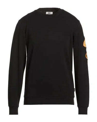 Ice Iceberg Man Sweatshirt Black Size Xxl Cotton