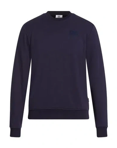 Ice Iceberg Man Sweatshirt Navy Size Xxl Cotton In Blue