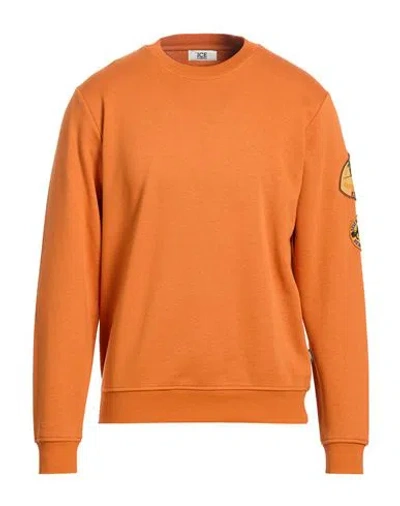 Ice Iceberg Man Sweatshirt Orange Size Xxl Cotton