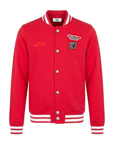 Ice Iceberg Man Sweatshirt Red Size Xxl Cotton