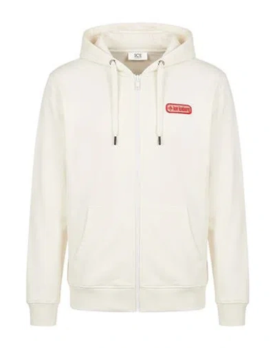 Ice Iceberg Man Sweatshirt White Size S Cotton In Neutral