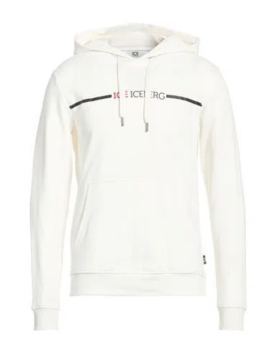 Ice Iceberg Man Sweatshirt White Size Xxl Cotton