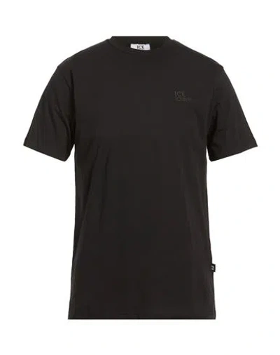 Ice Iceberg Man T-shirt Black Size Xl Cotton