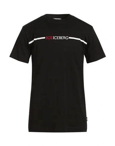 Ice Iceberg Man T-shirt Black Size Xxl Cotton