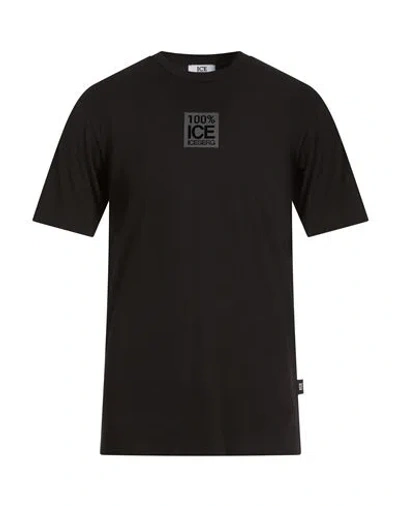 Ice Iceberg Man T-shirt Black Size Xxl Cotton