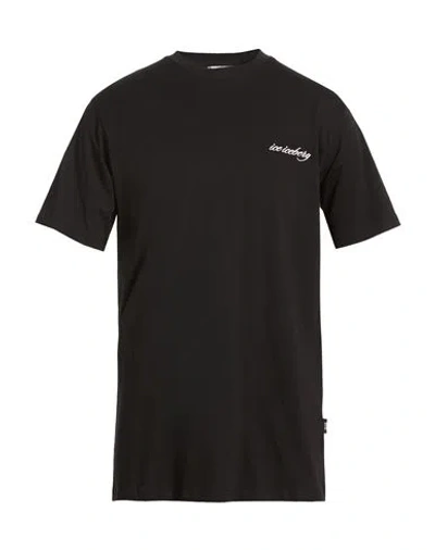 Ice Iceberg Man T-shirt Black Size Xxl Cotton