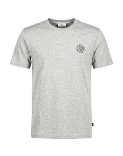 Ice Iceberg Man T-shirt Grey Size S Cotton In Gray