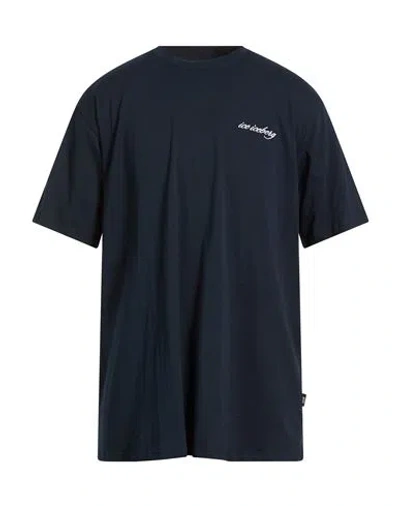 Ice Iceberg Man T-shirt Navy Size Xxl Cotton In Blue