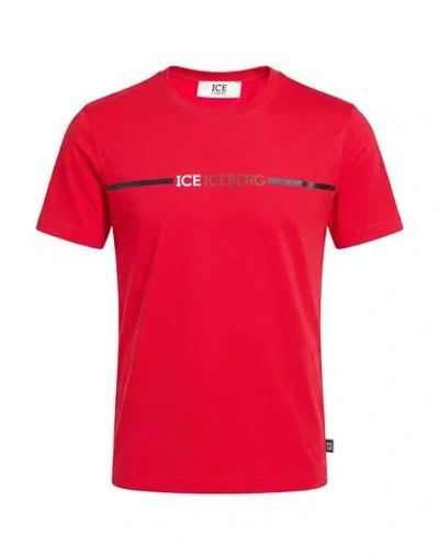 Ice Iceberg Man T-shirt Red Size S Cotton In Multi