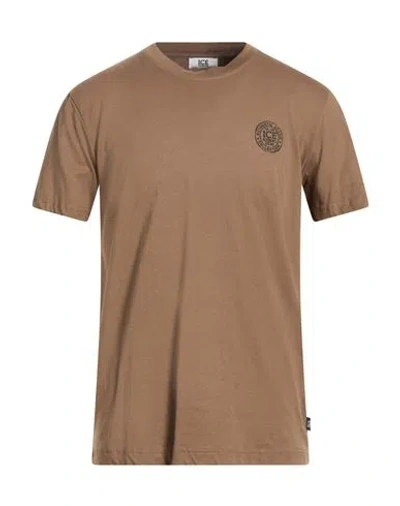 Ice Iceberg Man T-shirt Taupe Size Xxl Cotton In Brown