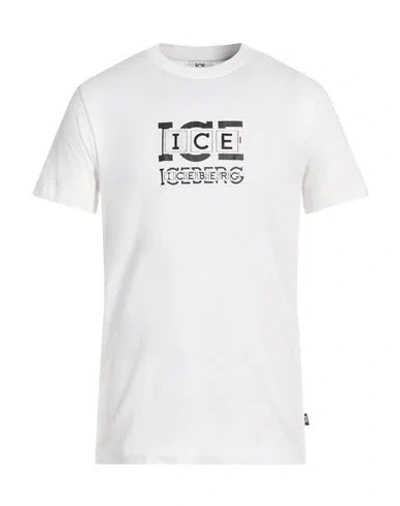 Ice Iceberg Man T-shirt White Size Xxl Cotton