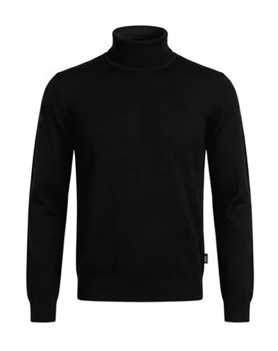 Ice Iceberg Man Turtleneck Black Size M Cotton, Elastane