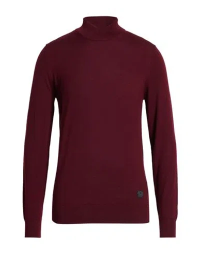 Ice Iceberg Man Turtleneck Burgundy Size Xxl Wool