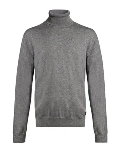 Ice Iceberg Man Turtleneck Grey Size M Cotton, Cashmere In Gray