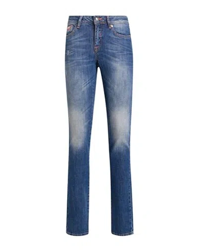 Ice Iceberg Woman Jeans Blue Size 25 Cotton, Elastane