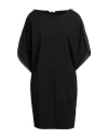 Ice Iceberg Woman Mini Dress Black Size 6 Viscose, Polyamide, Elastane, Polyurethane In Black