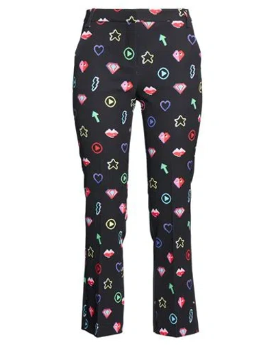 Ice Iceberg Woman Pants Black Size 4 Polyester, Elastane