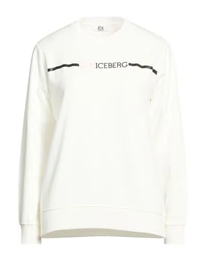Ice Iceberg Woman Sweatshirt White Size Xl Cotton
