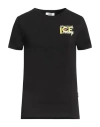 Ice Iceberg Woman T-shirt Black Size Xl Cotton, Elastane