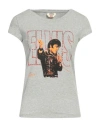 Ice Iceberg Woman T-shirt Grey Size 8 Cotton, Elastane In Grey
