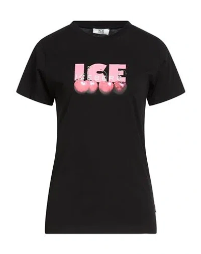 Ice Iceberg Woman T-shirt Black Size Xl Cotton
