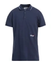 Ice Play Man Polo Shirt Navy Blue Size S Cotton