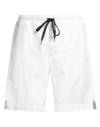 Ice Play Man Shorts & Bermuda Shorts White Size 40 Cotton, Linen