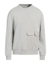 Ice Play Man Sweatshirt Grey Size Xl Cotton, Polyester In Grey