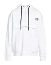 Ice Play Man Sweatshirt White Size 3xl Cotton, Elastane In White