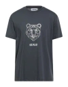 Ice Play Man T-shirt Charcoal Size 3xl Cotton In Gray