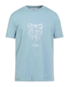 Ice Play Man T-shirt Light Blue Size L Cotton
