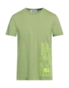 Ice Play Man T-shirt Light Green Size Xxl Cotton