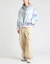 Ice Play Woman Jacket Lilac Size 6 Polyester, Elastane, Viscose In Blue