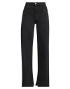 Ice Play Woman Jeans Black Size 30 Cotton, Elastane In Black