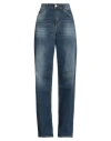 Ice Play Woman Jeans Blue Size 31 Cotton, Elastane In Blue