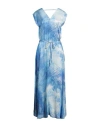 Ice Play Woman Maxi Dress Light Blue Size 10 Viscose In Blue