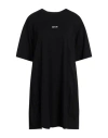 Ice Play Woman Mini Dress White Size S Cotton In Black