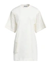 Ice Play Woman Mini Dress Off White Size L Cotton, Polyester