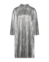 ICE PLAY ICE PLAY WOMAN MINI DRESS SILVER SIZE 12 POLYESTER