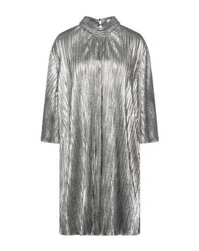 Ice Play Woman Mini Dress Silver Size 8 Polyester