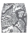 Ice Play Mini Skirts In Grey
