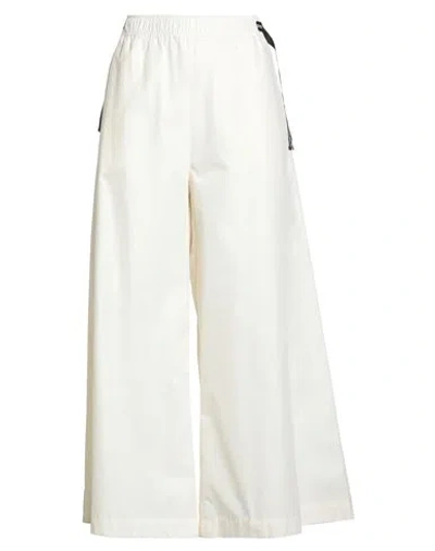 Ice Play Woman Pants Cream Size 6 Cotton, Polyester