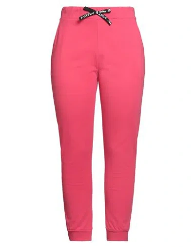 Ice Play Woman Pants Fuchsia Size 12 Cotton In Pink