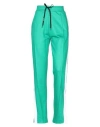 Ice Play Woman Pants Green Size 6 Polyester, Cotton