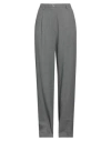 Ice Play Woman Pants Grey Size 4 Polyester, Viscose, Elastane In Gray