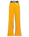 Ice Play Woman Pants Marigold Size S Cotton, Polyamide In Ocher