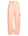 Ice Play Woman Pants Salmon Pink Size 6 Cotton