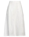 Ice Play Woman Pants White Size 10 Cotton In White
