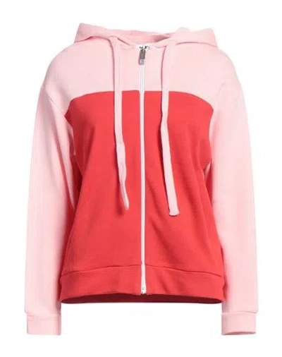 Ice Play Woman Sweatshirt Red Size S Cotton