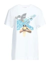 Ice Play Woman T-shirt White Size M Cotton